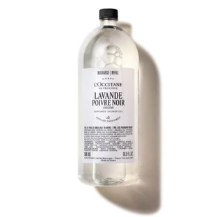 Recharge Gel Douche Homme Lavande Poivre Noir, 500 ml, L'Occitane