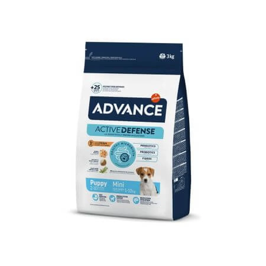 Croquettes au poulet et au riz pour chiens Mini Puppy Protect Active Defense, 3 kg, Advance Veterinary Diets