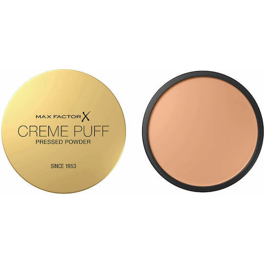 MAX FACTOR Creme Puff Powder Compact Powder pentru toate tipurile de piele 14gr 55 Candle Glow