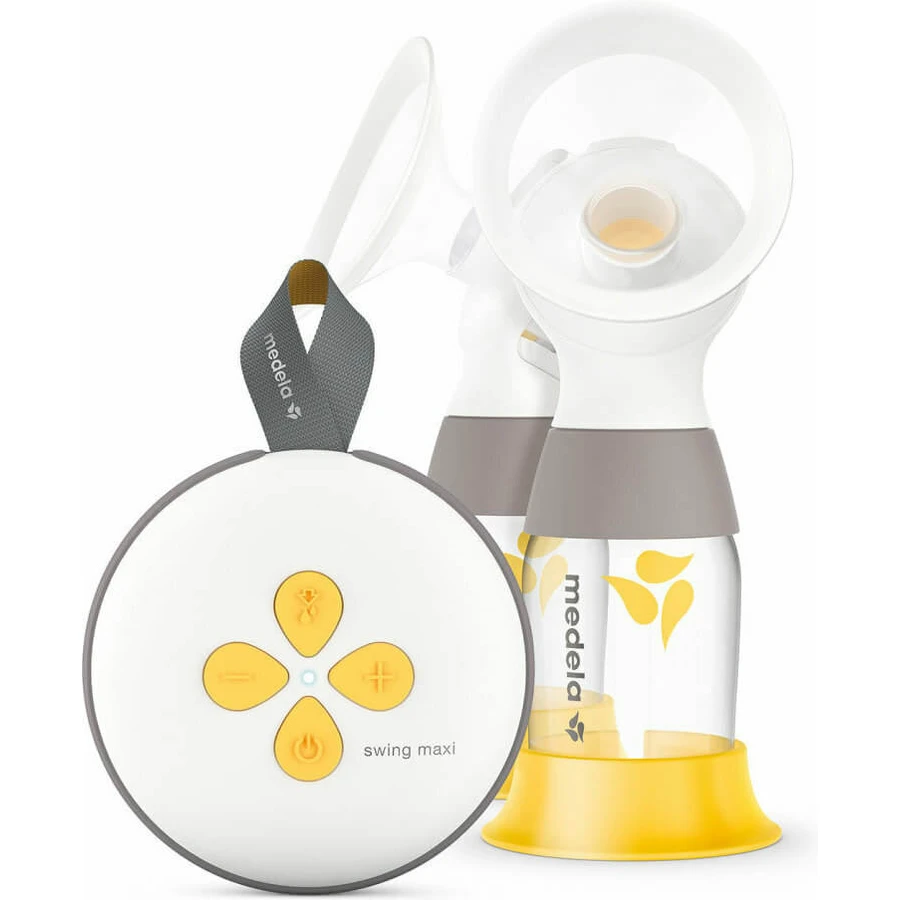 MEDELA Swing Maxi 2-Phase Expression Double Electric Breast Pump with Rechargeable Battery