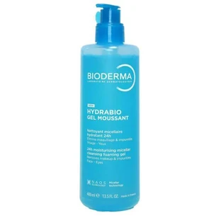 BIODERMA Hydrabio 24h Moisturising Micellar Cleansing Foaming Gel, żel oczyszczający do skóry odwodnionej 400ml