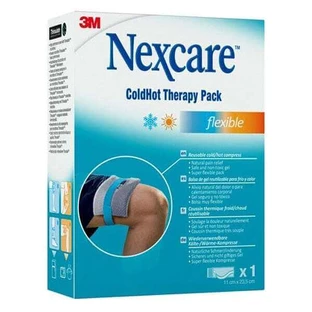 NEXCARE 3M Pacchetto per la terapia del freddo e del caldo Impacco flessibile multiuso di ghiaccio/calore per un sollievo naturale dal dolore (11 cm x 23,5 cm) 1 pezzo