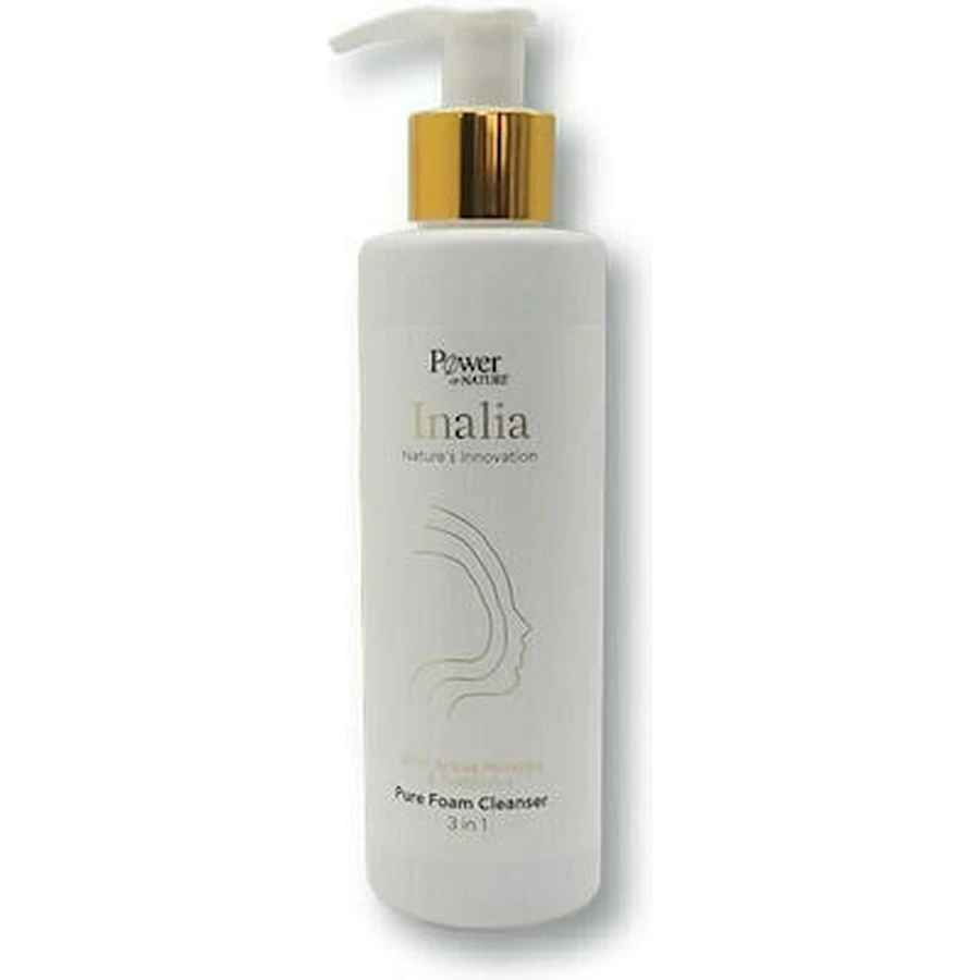 POWER HEALTH Inalia Pure Foam Cleanser 3in1 Romig Gezichtsreinigingsschuim Voor Alle Huidtypen 200ml