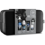 PHARMALEAD Set Mannenverzorging Douche & Shampoo 3in1 500ml & Gezichtscrème voor 24 uur 50ml & Haargel 100ml & Deodorant voor mannen 50ml & Cadeauverpakking 1 Stuk