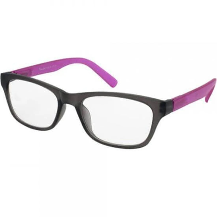 EYELEAD E175 Presbyopia Glasses Black-Fuchsia Granular 3.00