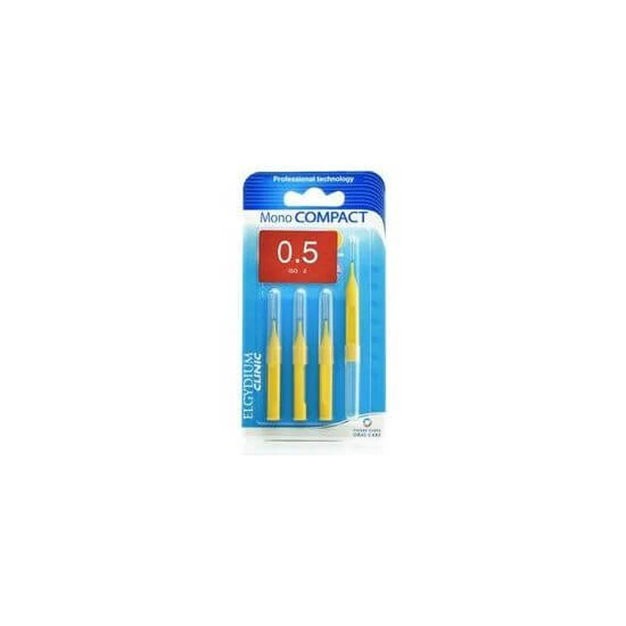 ELGYDIUM Brosses interdentaires Clinic Mono Compact 0.5mm x4
