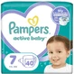 PAMPERS Active Baby mărimea 7 (15+kg) 40 bucăți