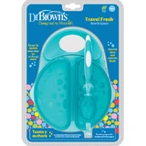 DR BROWN'S Travel Fresh Food Schale mit Deckel und Löffel Grün TF 010