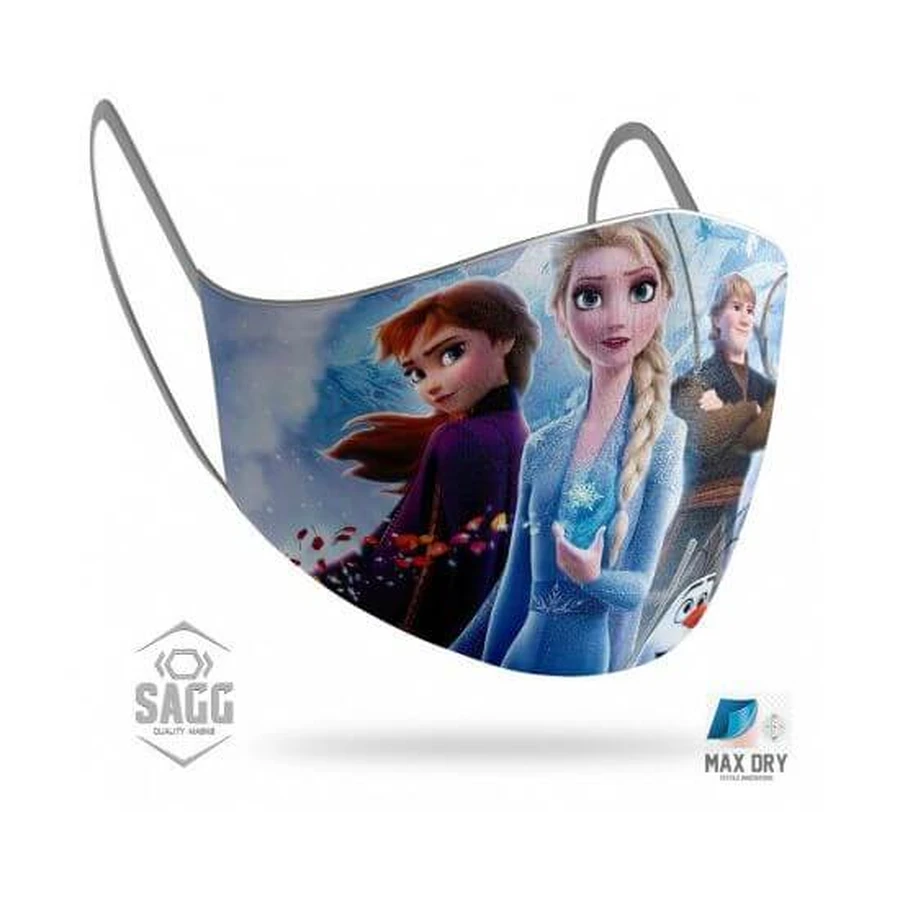 Dziecięca maska materiałowa SAGG Frozen 6-12 lat: ceny i cechy