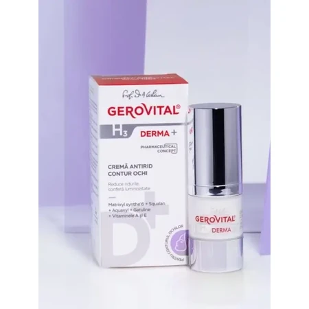 Gerovital H3 Derma+ Anti-Falten Augencreme, 15 ml, Farmec