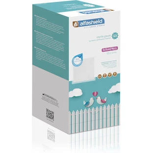 ALFASHIELD New Born Care Gauze Sterile cu abur 5x5cm 16ply x50 bucăți