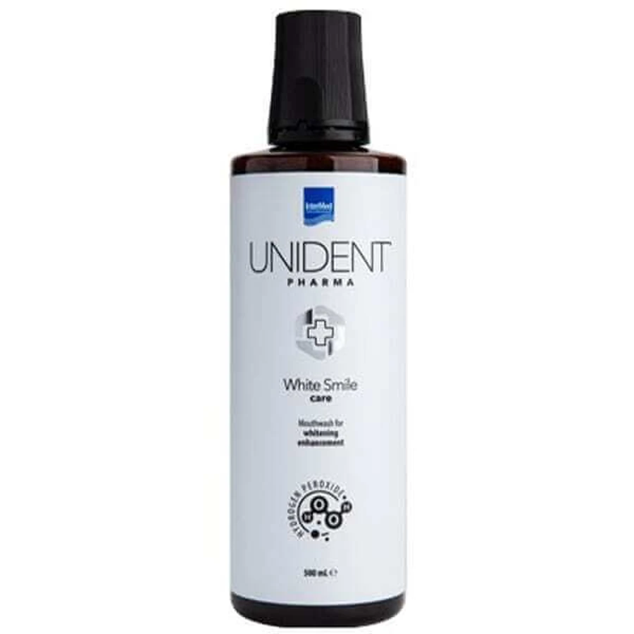 Płyn do płukania ust UNIDENT Pharma White Smile do wybielania ust, 500ml: ceny i cechy