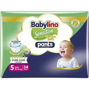 BABYLINO Höschen Baumwolle Soft No5 10-16kg 34 Stück Economy Pack
