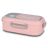 NAVA Recipiente Rectangular de Acero Inoxidable We Care En Rosa 800ml (10-262-005)