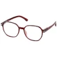 EYELEAD Ochelari pentru prezbiopie E264 Ochelari roșii-diafani 3.50