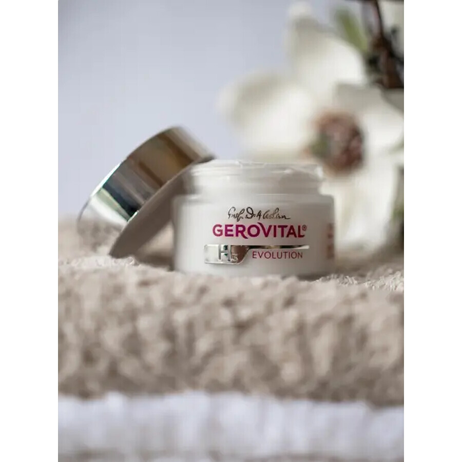 Gerovital H3 Evolution Anti-Falten-Creme mit Hyaluronsäure 3%,  50 ml, Farmec