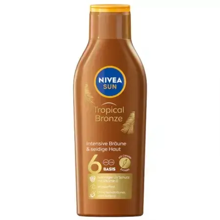 Lotiune pentru protectie solara SPF 6 Tropical Bronze, 200 ml, Nivea Sun 