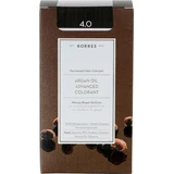 KORRES Arganöl Advanced Colorant Haarfärbemittel 4.0 Braun Natürlich