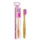 NORDICS Bamboo Toothbrush for Children Pink Medium