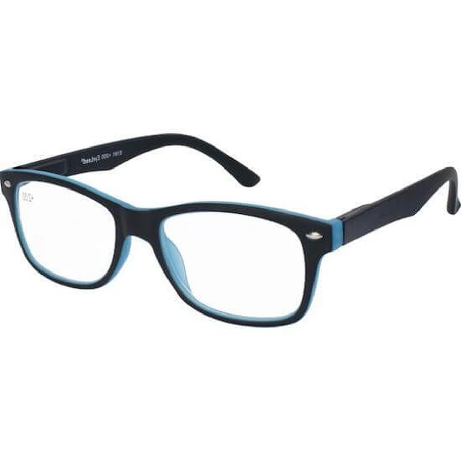 EYELEAD E191 Presbyopie-Brille Schwarz-Blau Granular 1.00