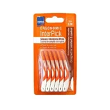 INTERMED Ergonomic InterPick InterPick Orange Silicone Brushes Size S/M 36 Pieces