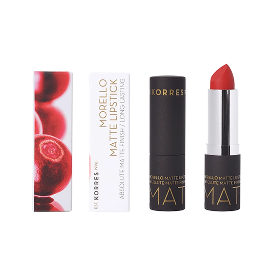 KORRES Lippenstift Morello Matte Nr.54 Klassisches Rot