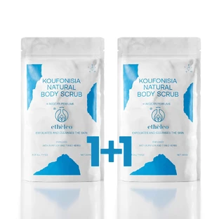 ETHELEO Natural Body Scrub Koufonisia 300gr 1+1