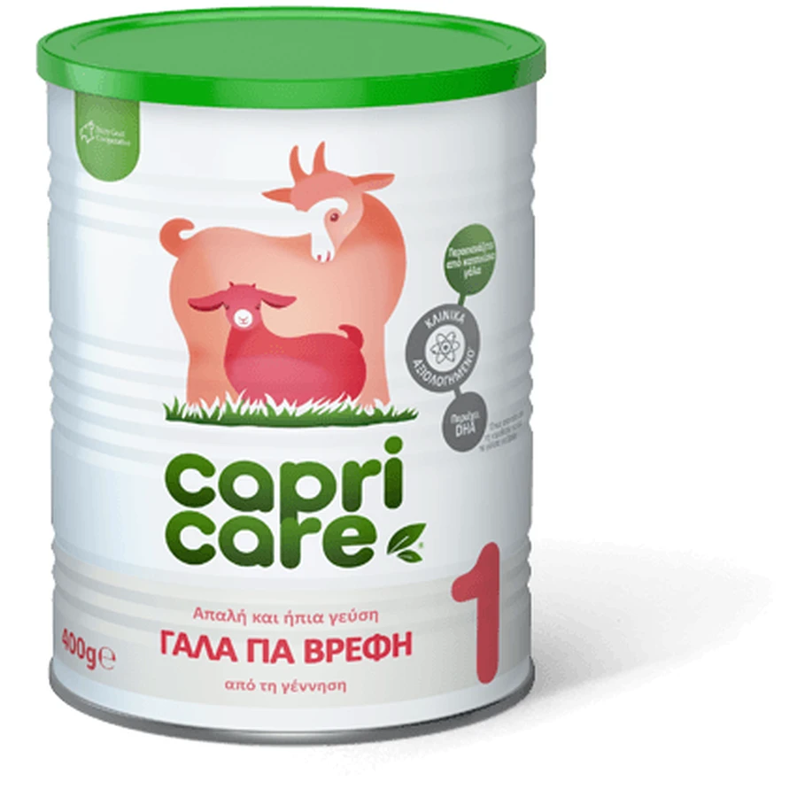 CAPRI CARE Lait infantile à base de lait de chèvre de la naissance à 6 mois, 400gr