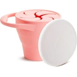 MUNCHKIN C'est Silicone! Snack Catcher Silikon Snack Behälter 6+ Monate Koralle