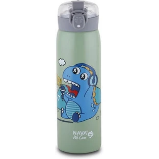 NAVA Thermosfles Roestvrij Staal We Care Groen 500ml (10-110-012)