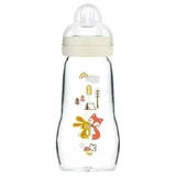 MAM Fles Matt Feel Good Glazen fles met siliconen voering, vanaf 2+ maanden [375SU] 260ml