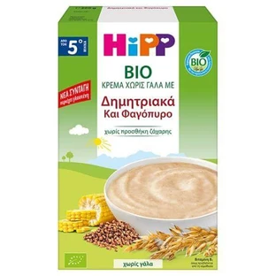 HIPP Crema de Cereales y Fagopyrus Sin Leche Para 5+ Meses 200g
