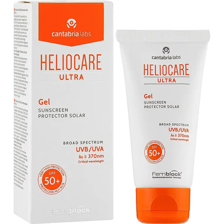 Gel pentru protectie solara cu SPF 50+ Heliocare Ultra 90, 50 ml, Cantabria Labs