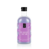 LAVISH CARE Gel de Ducha Almizcle Púrpura Gel de Ducha Hidratante y Nutritivo con Fragancia de Almizcle Blanco 500ml