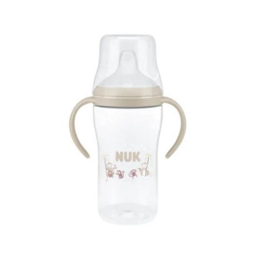 Butelka treningowa NUK Perfect Match z dyszą Monkey 6+ miesięcy 260 ml: ceny i cechy