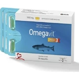 UPLAB Pharmaceuticals Omegavit Kapseln Omega-3 (EPA & DHA) Fettsäuren 1000mg 30 Weichkapseln