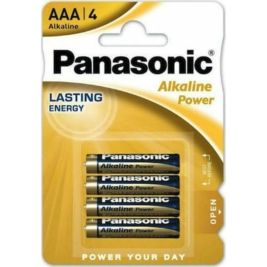 PANASONIC Alkaline batterijen AAA 4 stuks