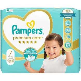 PAMPERS Premium Care No7 32 bucăți JUMBO