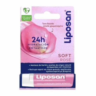 LIPOSAN Soft Rose 24h Hydration Hydrating Lipstick with Rose Extract 4.8g
