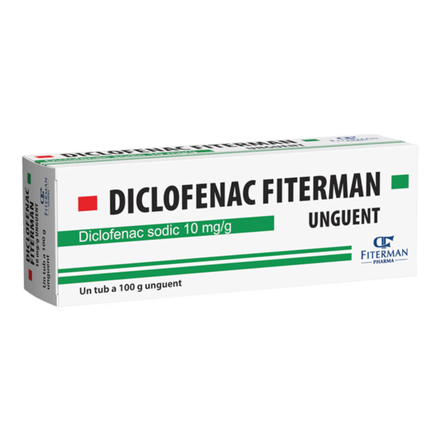 Diclofenac-Salbe, 10 mg/g, 100 g, Fiterman
