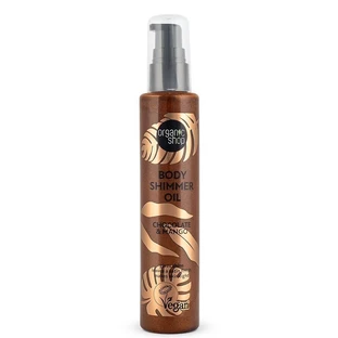 NATURA SIBERICA Body Shimmer Oil Ulei de strălucire pentru corp cu parfum de ciocolată și mango 100 ml