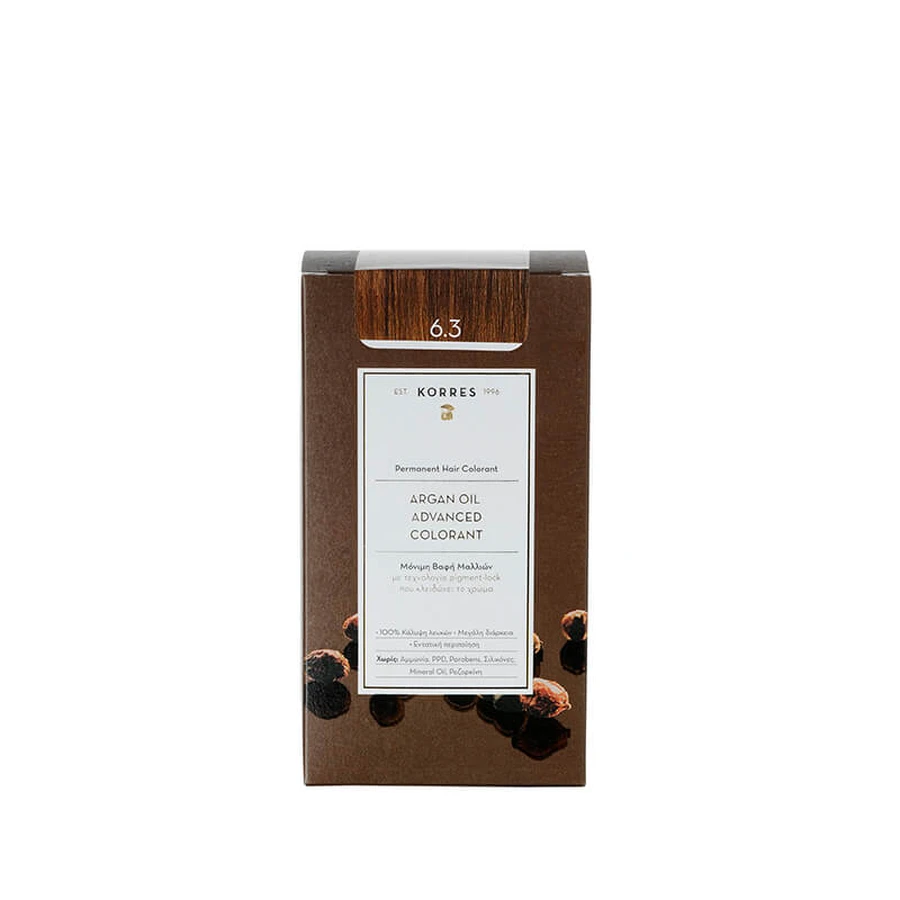 KORRES Arganöl Advanced Colorant Haarfärbemittel 6.3 Blond Dunkel Honig 50ml