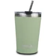 Sticlă termos NAVA cu pai din oțel inoxidabil Ne pasă în verde 450ml (10-262-112)