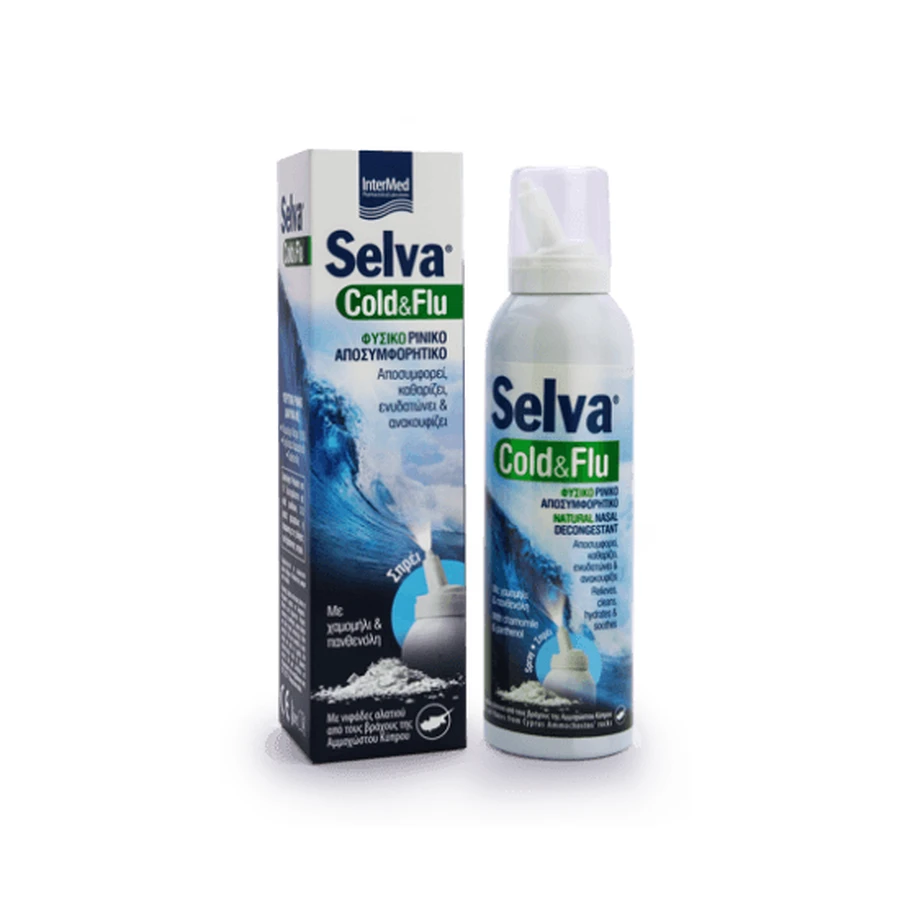 INTERMED Selva Verkoudheid & Griep Neushypertone Spray Met Kamille & Panthenol 150ml