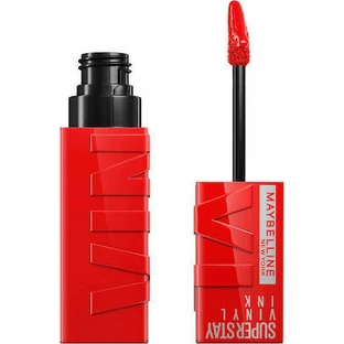 MAYBELLINE Super Stay Ink Vloeibaar Kleurpotlood met Vinylfinish voor de lippen met Intense Kleur 25 Roodgloeiend 4.2gr