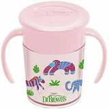 DR BROWN'S Cheers Vaso Agitador 360° con Asas Para 6+ Meses 200ml Rosa TC 71005