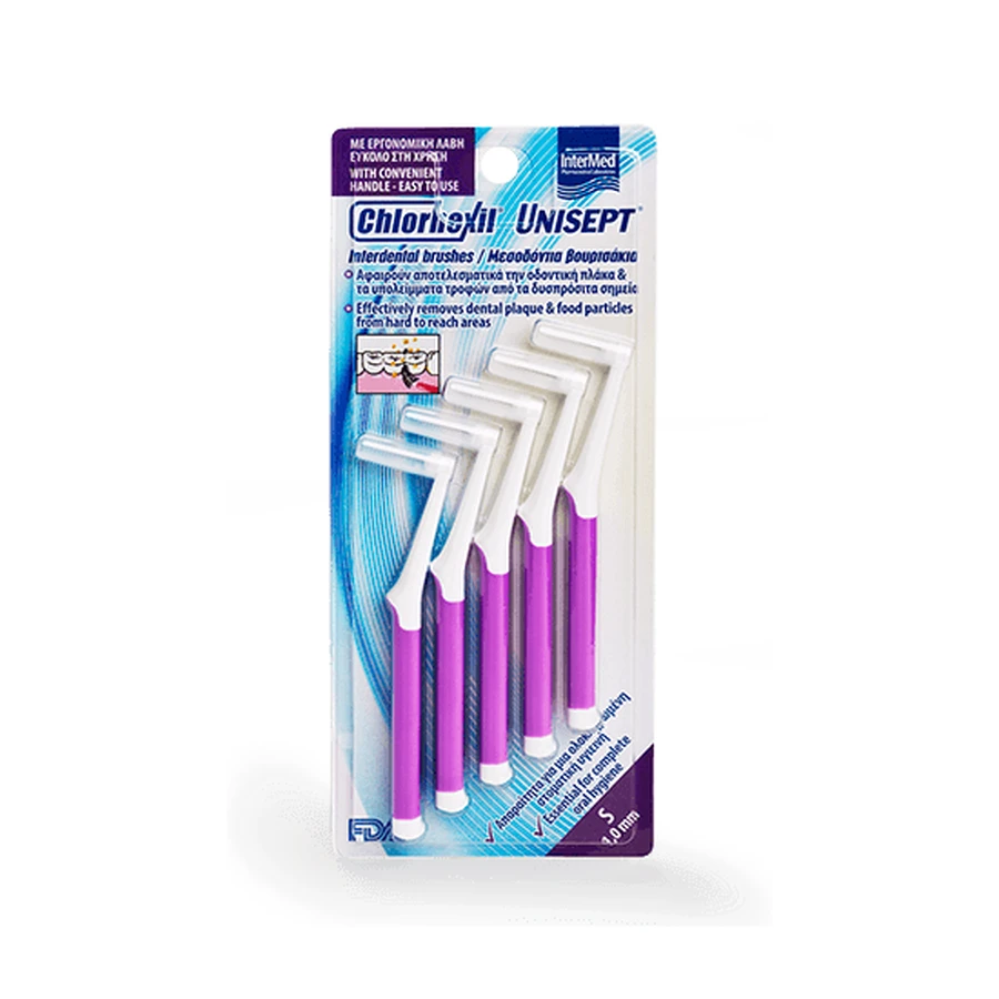 INTERMED Chlorhexil Interdentalbürsten 1,0mm x5