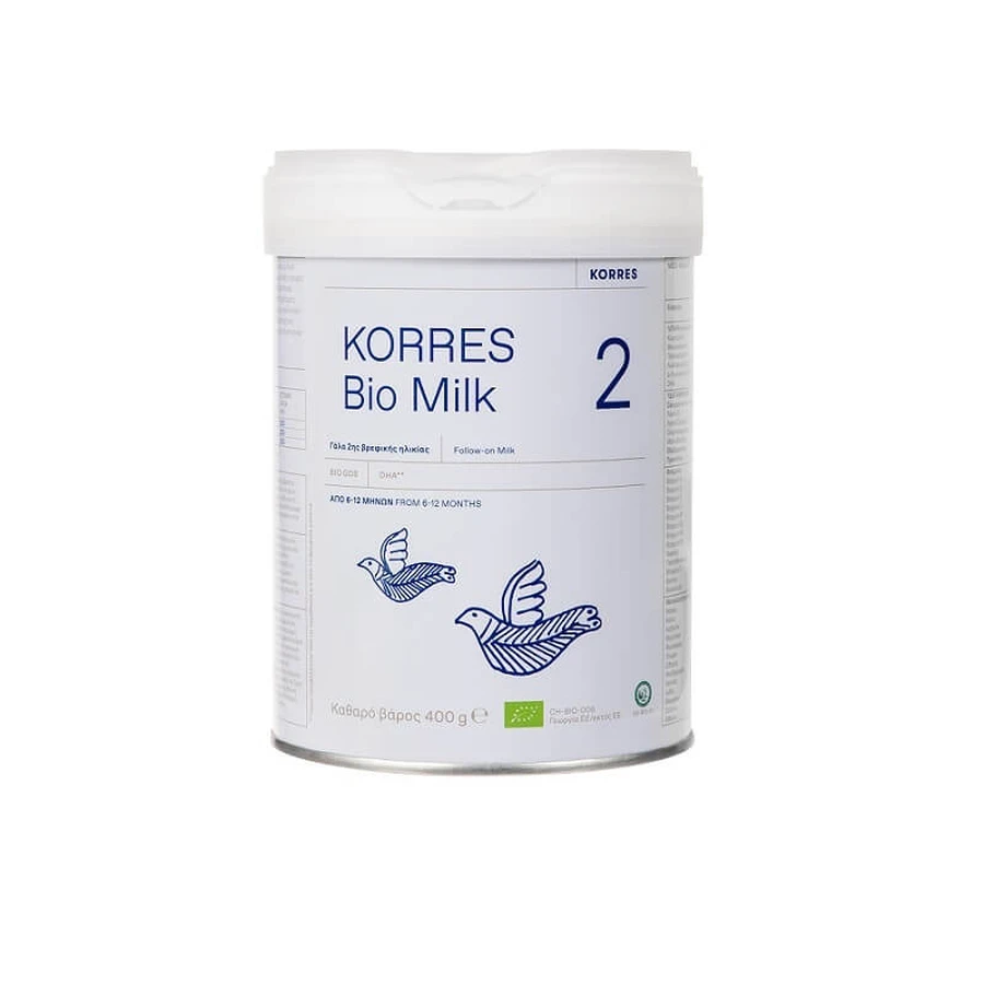 KORRES Bio-Milch Zertifizierte Bio-Milch für Säuglinge Nr. 2 Vom 6. bis 12. Monat 400g