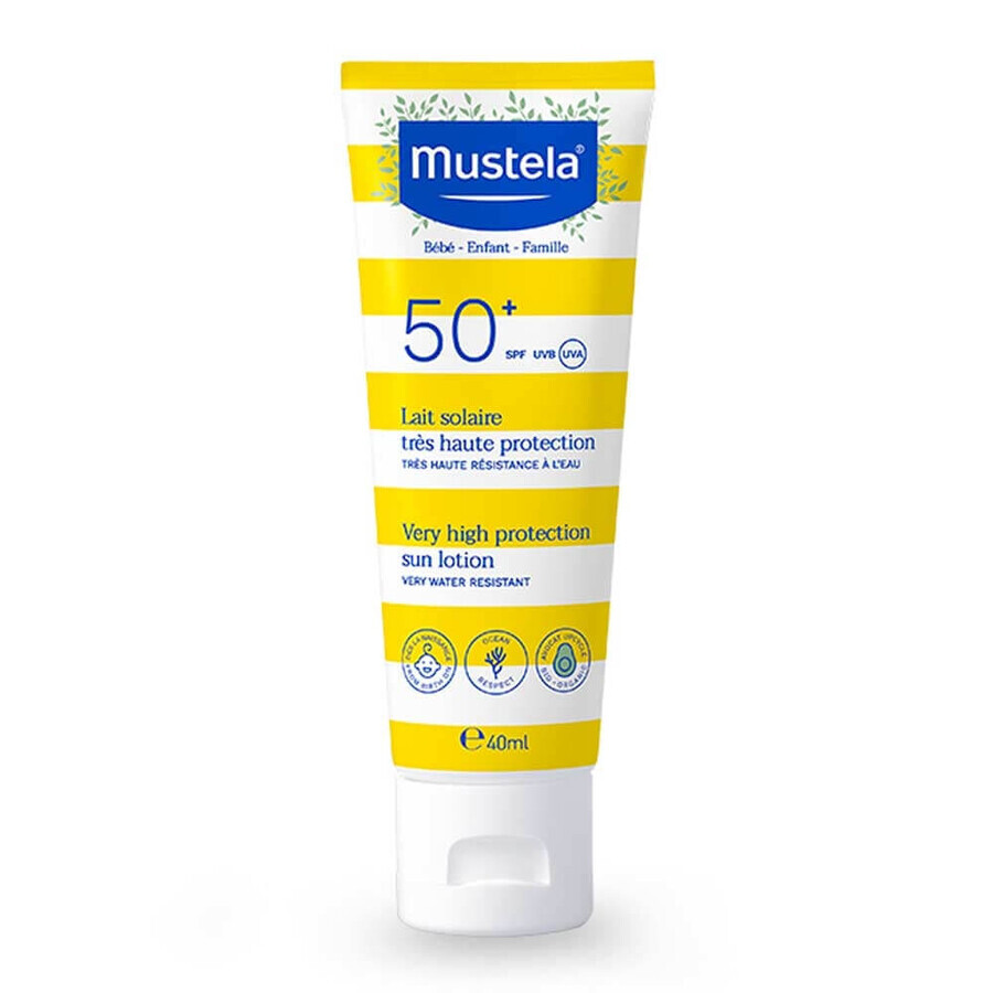 Sonnenschutzlotion mit SPF 50+, 40 ml, Mustela