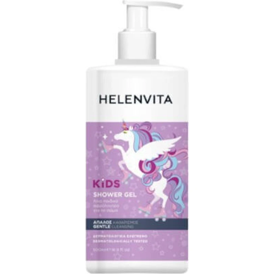 HELENVITA Gel de Ducha Infantil Unicornio Gel de Ducha Suave 500ml